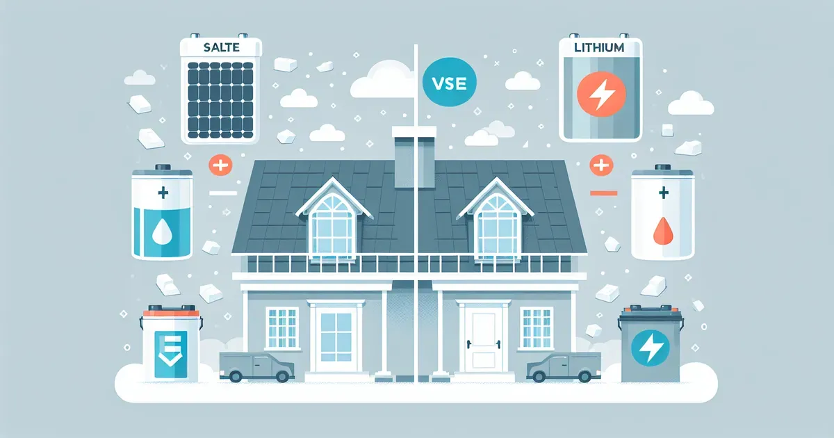 Sistemi di accumulo domestico con batterie al sale e al litio a confronto